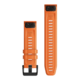 Ремешок Garmin fenix 6 QuickFit 22 мм силиконовый оранжевый 010-12863-01