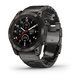Спортивные часы Garmin Fenix 7X Pro Sapphire Solar Carbon Grey DLC Titanium c титановым браслетом 010-02778-30