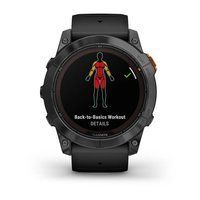 Спортивные часы Garmin Fenix 7X Pro Solar Edition Slate Gray с черным силиконовым ремешком 010-02778-01
