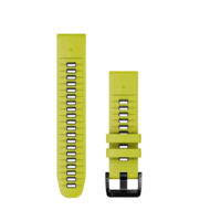 Ремешок Garmin 22mm QuickFit Electric Lime/Graphite силиконовый 010-13280-03