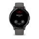 Спортивные часы Garmin Venu 3S Pebble Gray Slate силиконовым ремешком 010-02785-00