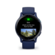 Фитнес часы Garmin Vivoactive 5 Metallic Navy c силиконовым ремешком 010-02862-12