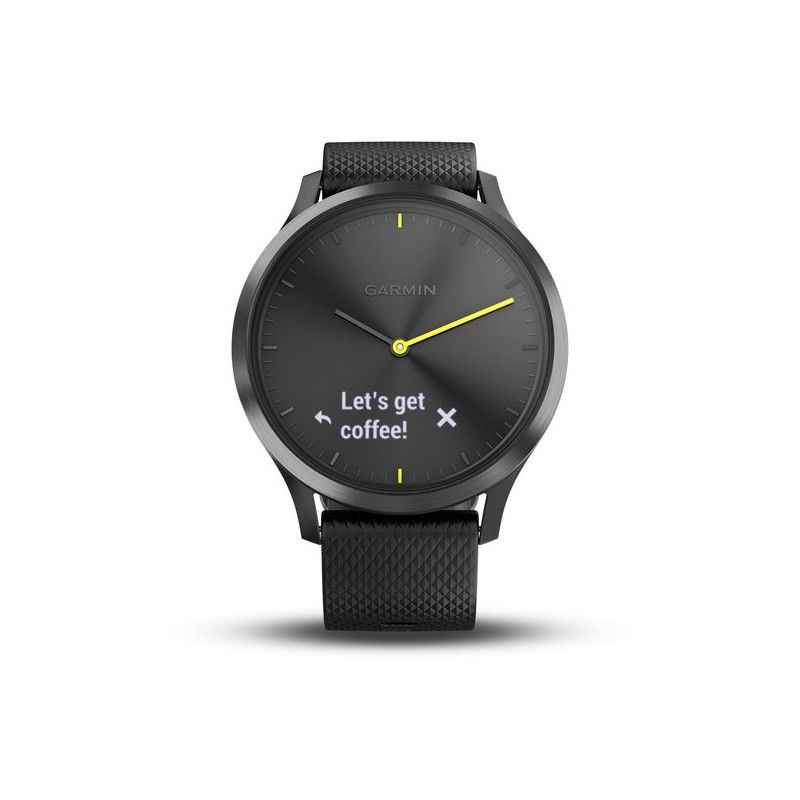 Фитнес часы Garmin Vivomove HR Sport 010-01850-21 (Black/Black)