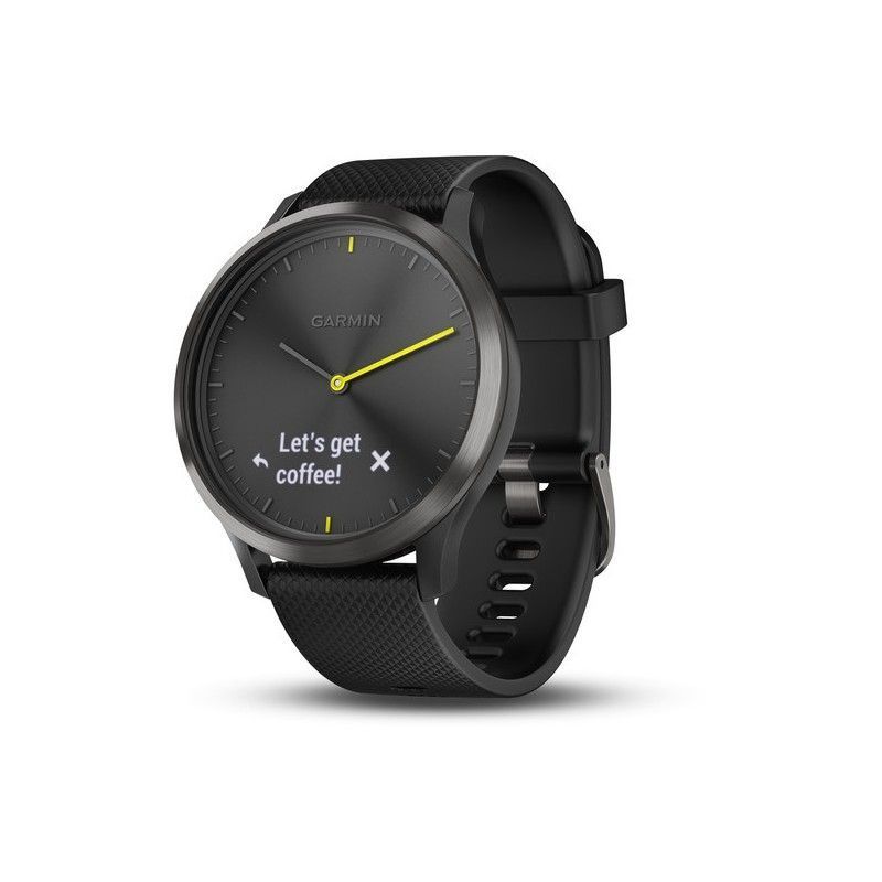 Фитнес часы Garmin Vivomove HR Sport 010-01850-21 (Black/Black)