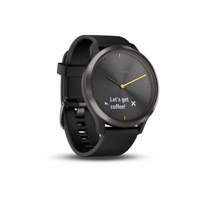 Фитнес часы Garmin Vivomove HR Sport 010-01850-21 (Black/Black)
