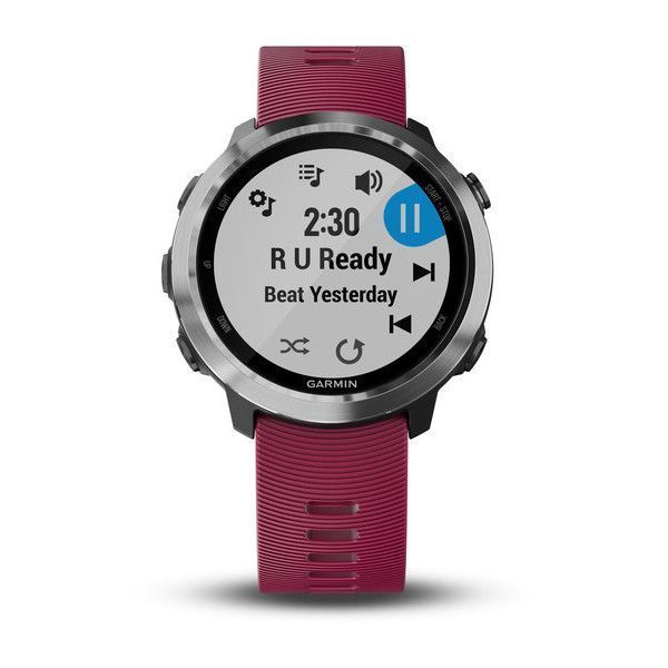 Смарт-часы Garmin Forerunner 645 Music с вишневым ремешком 010-01863-31