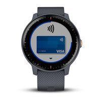 Мультиспортивные часы Garmin vivoactive 3 Music синий гранит 010-01985-33