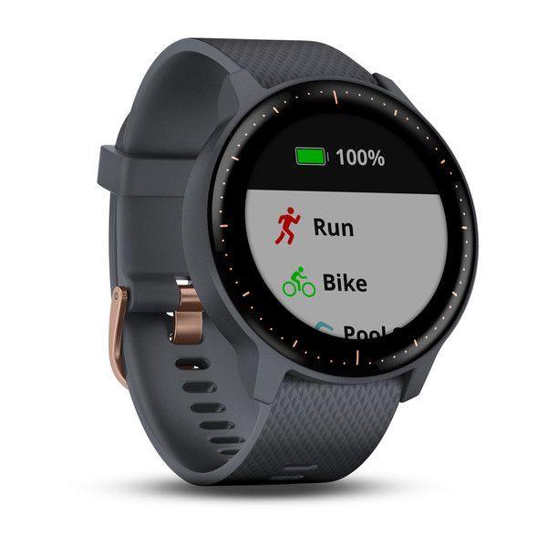 Мультиспортивные часы Garmin vivoactive 3 Music синий гранит 010-01985-33