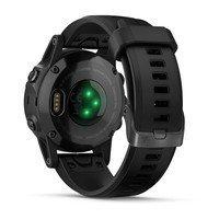 Мультиспортивные спортивные часы Garmin Fenix 5 Plus Sapphire BLACK WITH BLACK BAND 010-01988-01