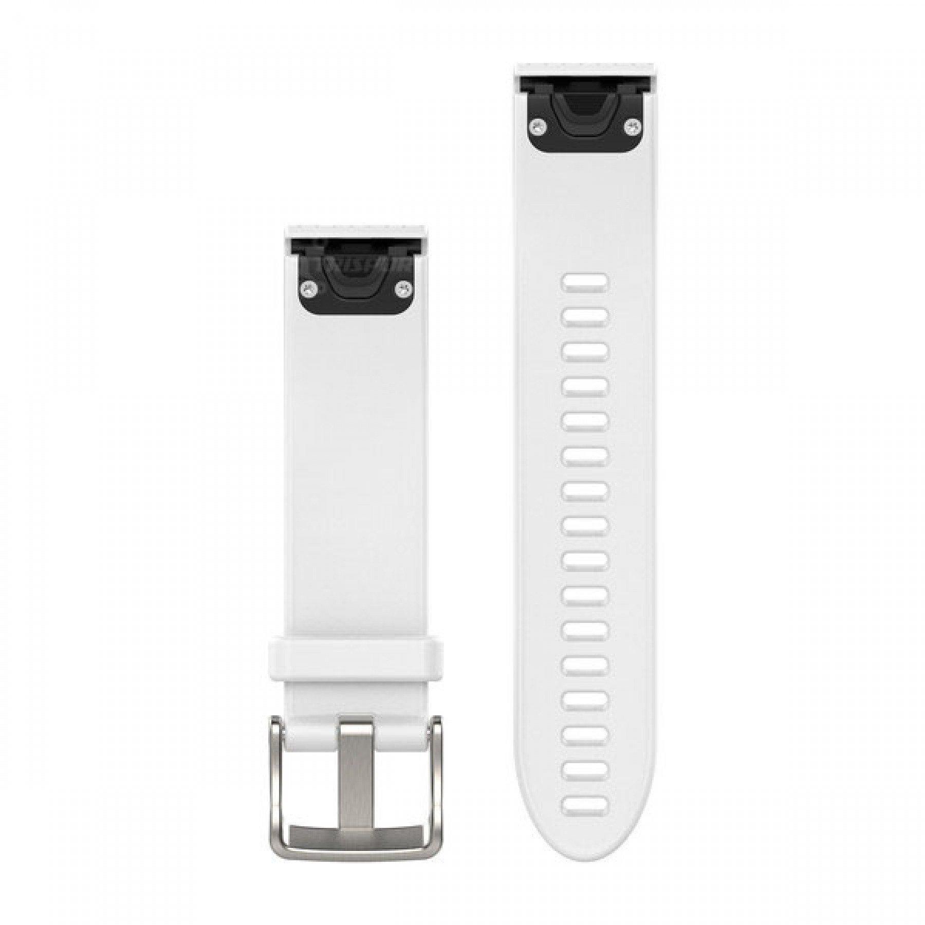 Ремешок Garmin QuickFit 20 мм для fenix 5S белый силиконовый 010-12491-10