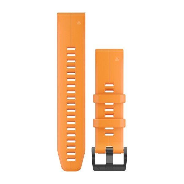Ремешок Garmin Fenix 5 Plus 22mm QuickFit Spark Orange Silicone 010-12740-04