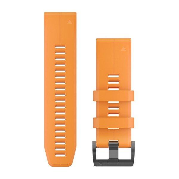 Ремешок Garmin Fenix 5X Plus 26mm QuickFit Spark Orange Silicone 010-12741-03