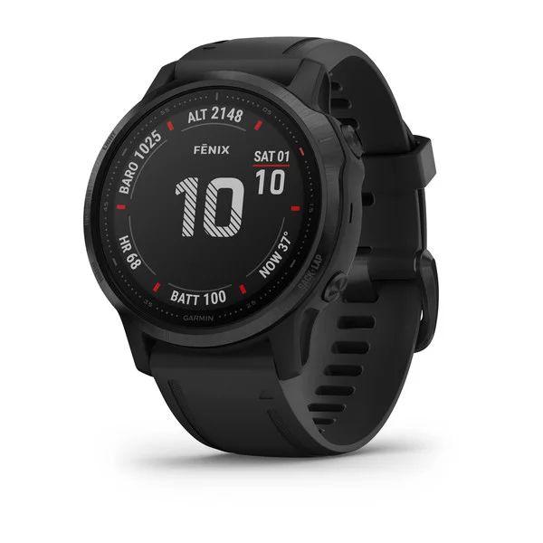 Спортивные часы Garmin Fenix 6S Pro Black with Black Band 010-02159-14