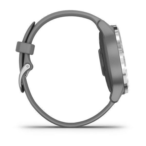 Фитнес часы Garmin vivoactive 4S Powder Gray-Silver 010-02172-03