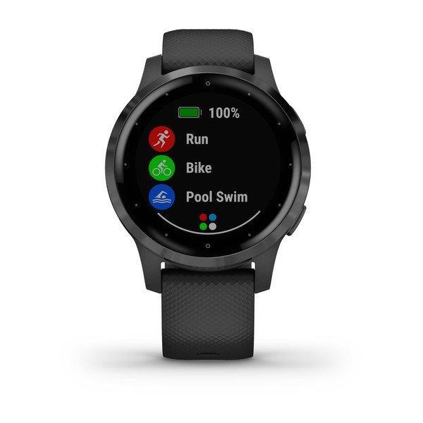 Фитнес часы Garmin vivoactive 4S Black-Slate 010-02172-13