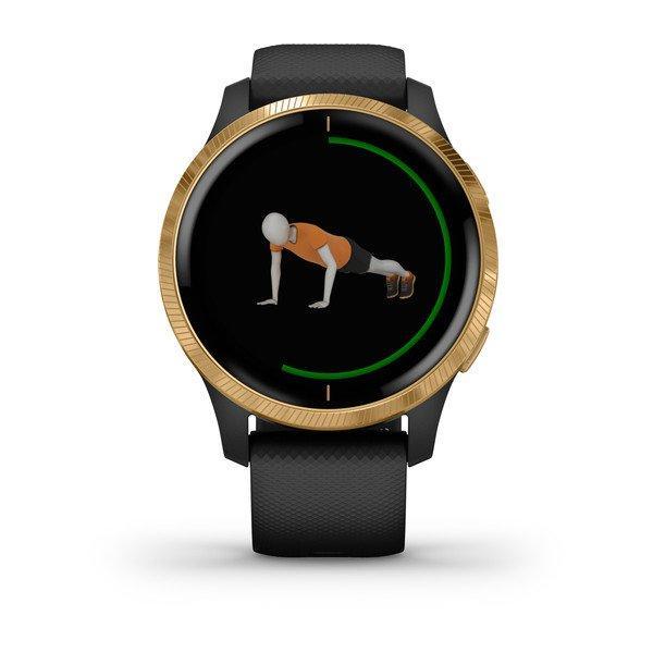 Спортивные часы Garmin VENU Black Gold 010-02173-33