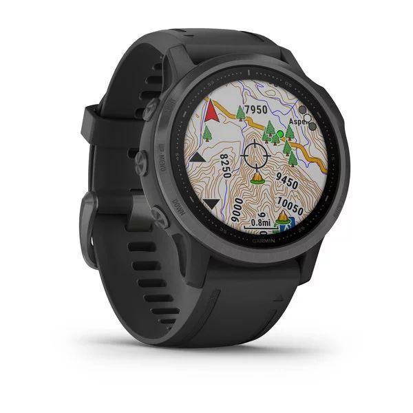 Спортивные часы Garmin Fenix 6S Carbon Gray DLC with Black Band 010-02159-25