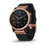 Спортивные часы Garmin Fenix 6S Sapphire Rose Gold-tone with Heathered Black Nylon Band 010-02159-37