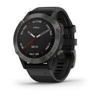 Спортивные часы Garmin Fenix 6 Sapphire Gray with Black Band 010-02158-11