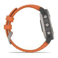 Спортивные часы Garmin Fenix 6 Pro Sapphire Titanium with Ember Orange Band 010-02158-14