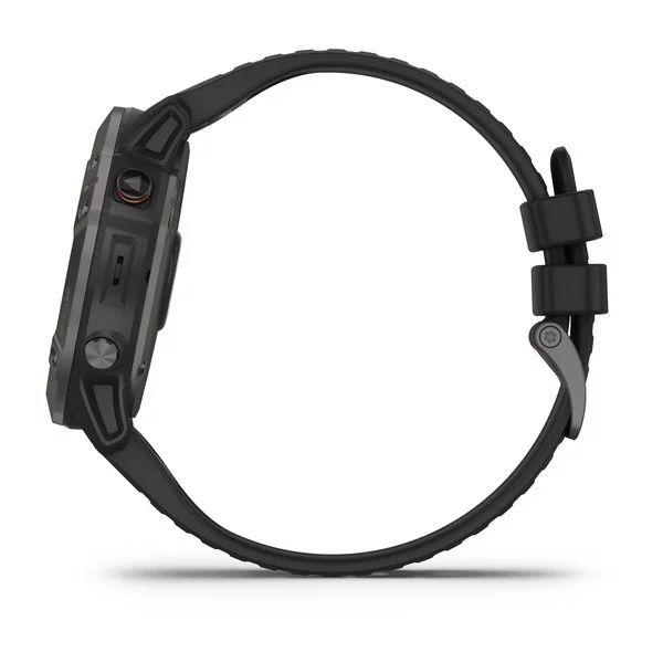 Спортивные часы Garmin Fenix 6X Pro and Sapphire editions Carbon Gray DLC with Black Band 010-02157-11