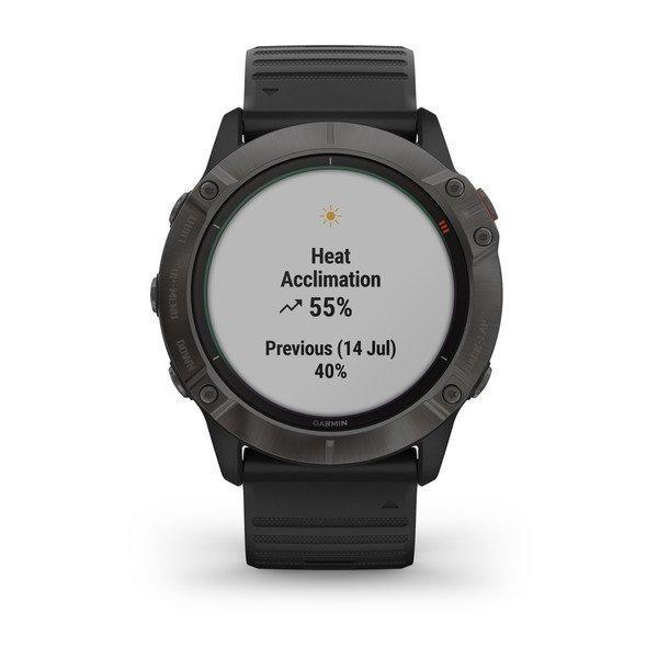 Спортивные часы Garmin Fenix 6X Pro Solar Titanium Carbon Gray DLC 010-02157-21