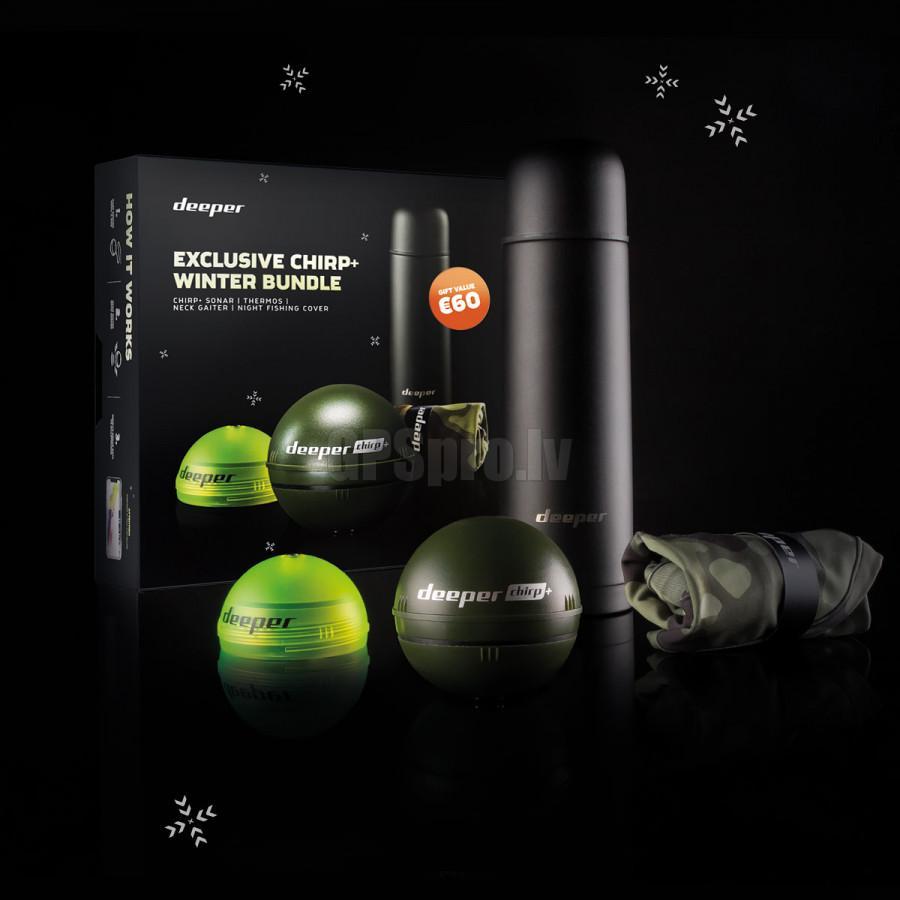 Эхолот Deeper CHIRP+ Winter Bundle(крышка, термос, бафф)