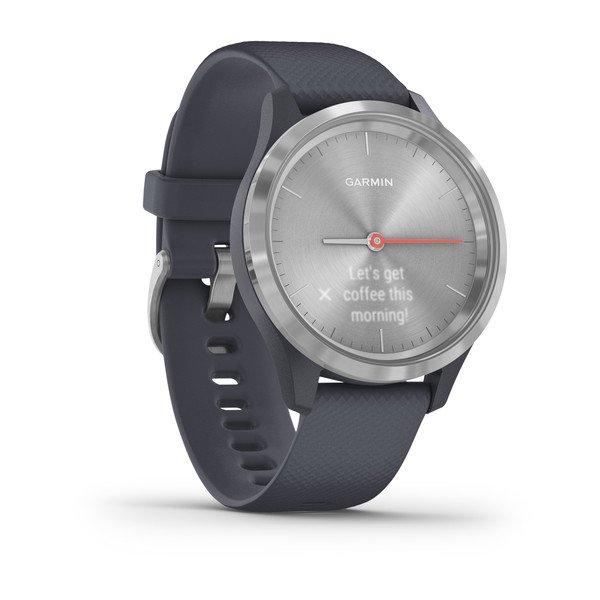 Фитнес часы Garmin vivomove 3S Sport Silver-Blue 010-02238-20