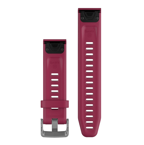 Ремешок Garmin Fenix 5S Plus 20mm QuickFit Cerise Silicone Band 010-12739-05