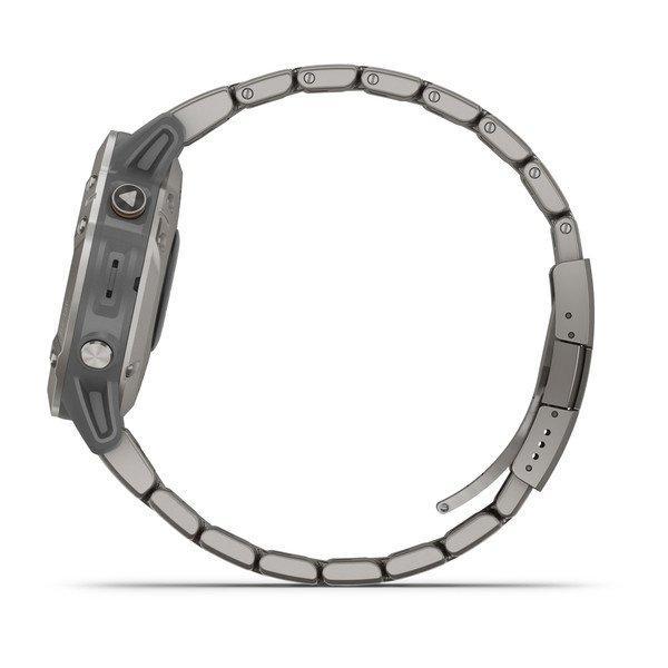 Спортивные часы Garmin Fenix 6 Sapphire Titanium Gray with Vented Titanium Bracelet 010-02158-23