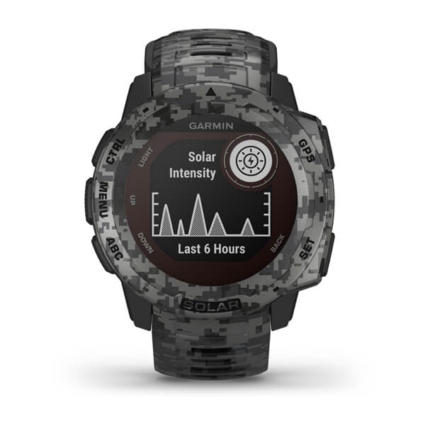 Часы-навигатор Garmin Instinct Solar Graphite Camo 010-02293-05
