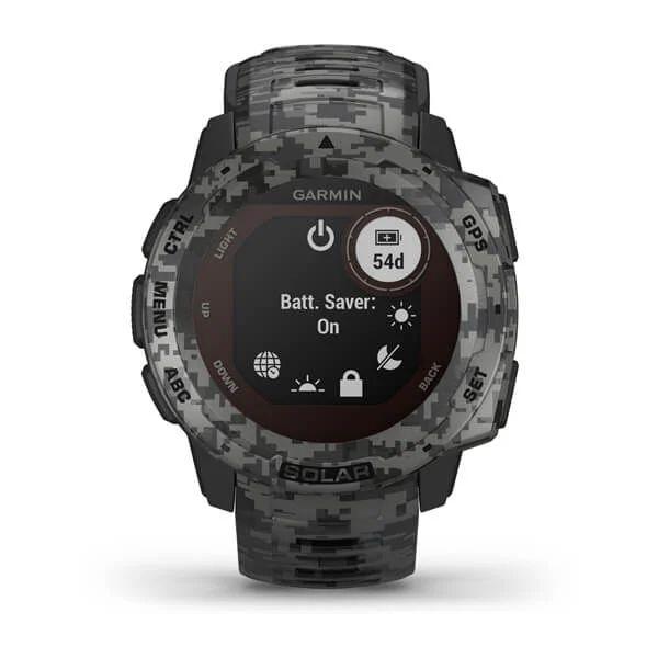 Часы-навигатор Garmin Instinct Solar Graphite Camo 010-02293-05