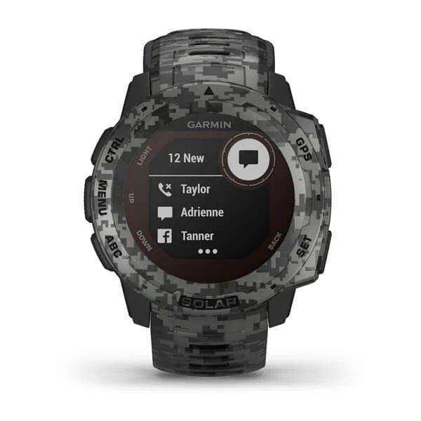 Часы-навигатор Garmin Instinct Solar Graphite Camo 010-02293-05