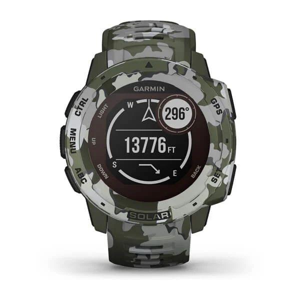 Часы-навигатор Garmin Instinct Solar Lichen Camo 010-02293-06 