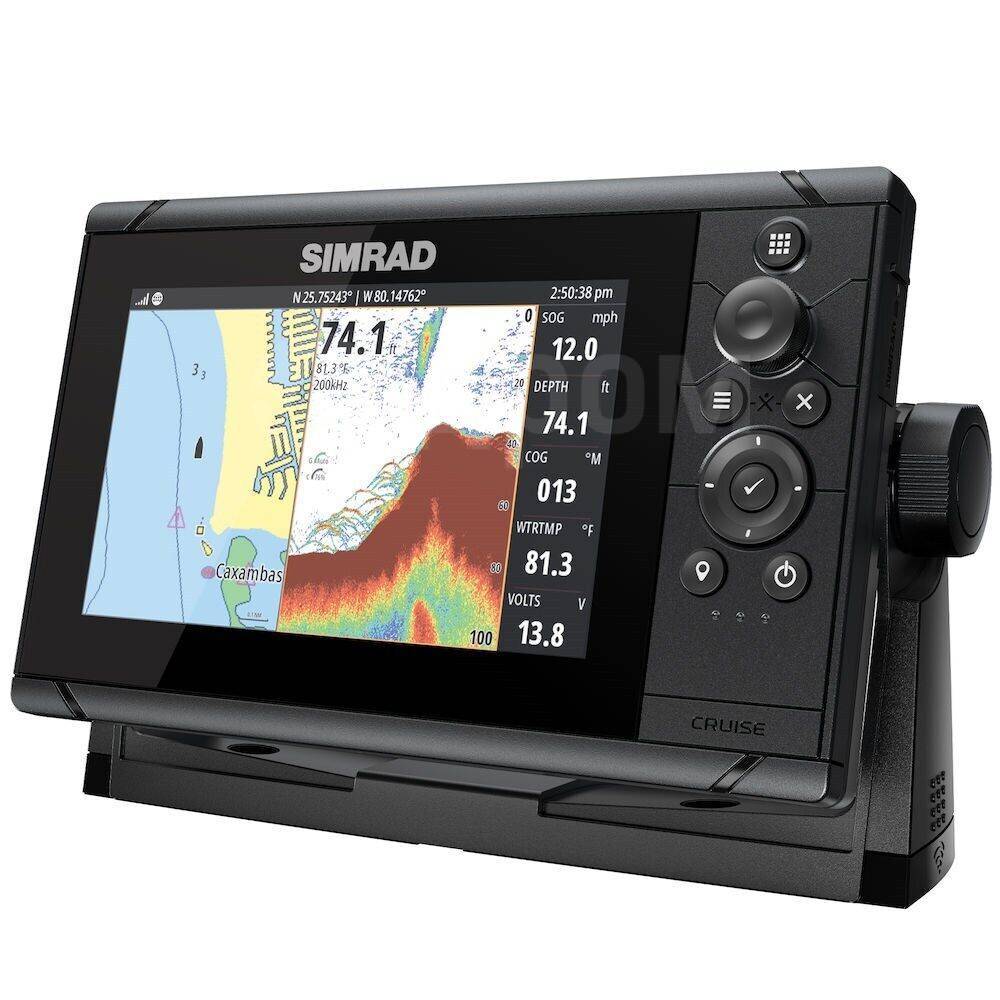 Эхолот-картплоттер SIMRAD Cruise-7, ROW Base Chart, 83/200 XDCR 000-14999-001