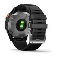 Спортивные часы Garmin Fenix 6 Solar Silver Black Band 010-02410-00