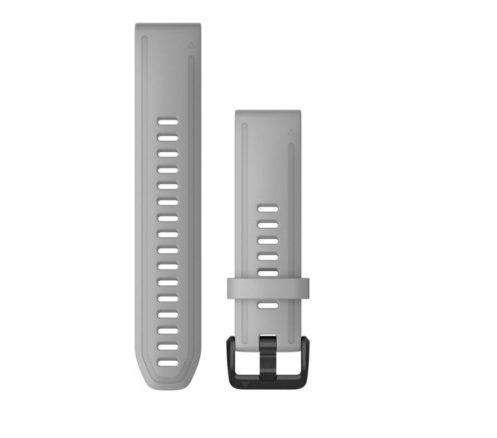 Сменный ремешок Garmin 20mm QuickFit Silicone Band Powder Gray 010-12866-00