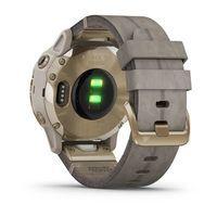Спортивные часы Garmin Fenix 6S Pro Solar Light Gold with Shale Gray Suede Band 010-02409-26