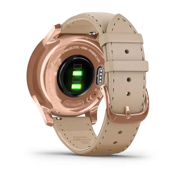 Фитнес часы Garmin vivomove Luxe Rose Gold-Beige 010-02241-21