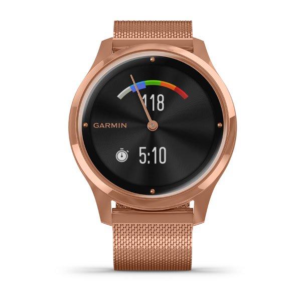 Фитнес часы Garmin vivomove Luxe Rose Gold-Black 010-02241-24