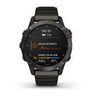 Спортивные часы Garmin Fenix 6 Pro Solar с титановым ремешком 010-02410-23