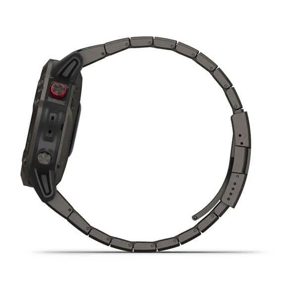Спортивные часы Garmin Fenix 6 Pro Solar с титановым ремешком 010-02410-23