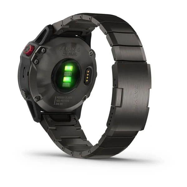 Спортивные часы Garmin Fenix 6 Pro Solar с титановым ремешком 010-02410-23