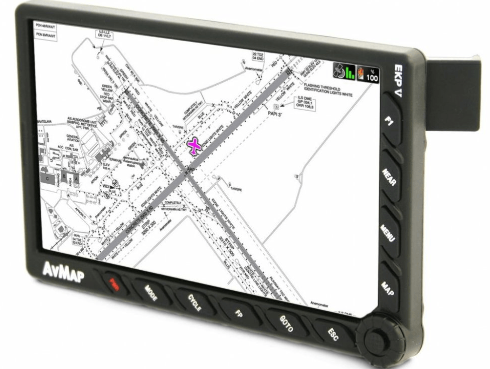 Авиационный GPS-навигатор AvMap EKP V Docking System KIT P1MK3501AM