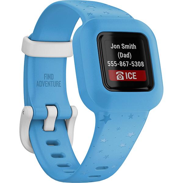 Детский фитнес-браслет Garmin Vivofit jr3 Stars Blue 010-02441-02