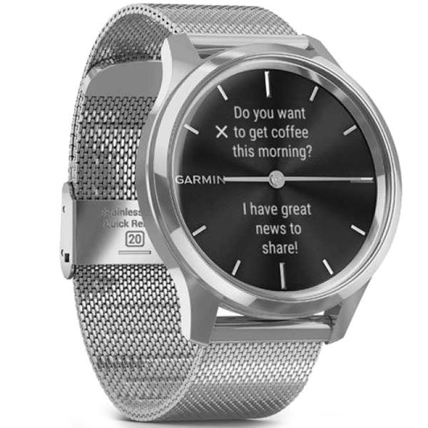 Фитнес часы Garmin vivomove Luxe Silver 010-02241-23