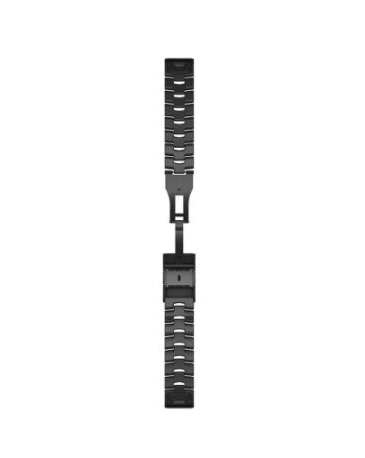 Титановый ремешок для часов Garmin fenix 6 22mm QuickFit Carbon Gray DLC Titanium Band 010-12863-00