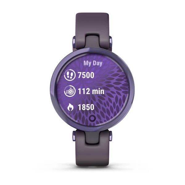 Фитнес часы Garmin Lily Midnight Orchid Deep Orchid Silicone 010-02384-12