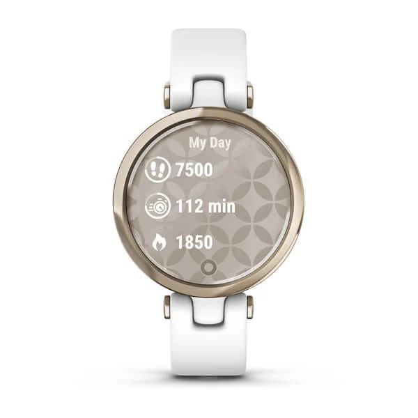 Фитнес часы Garmin Lily Sport Cream Gold White 010-02384-10