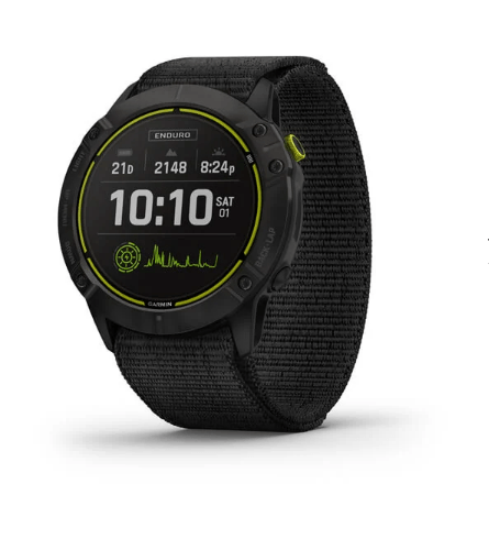 Спортивные часы Garmin Enduro Carbon Grey DLC Titanium with Black UltraFit Nylon Strap 010-02408-01